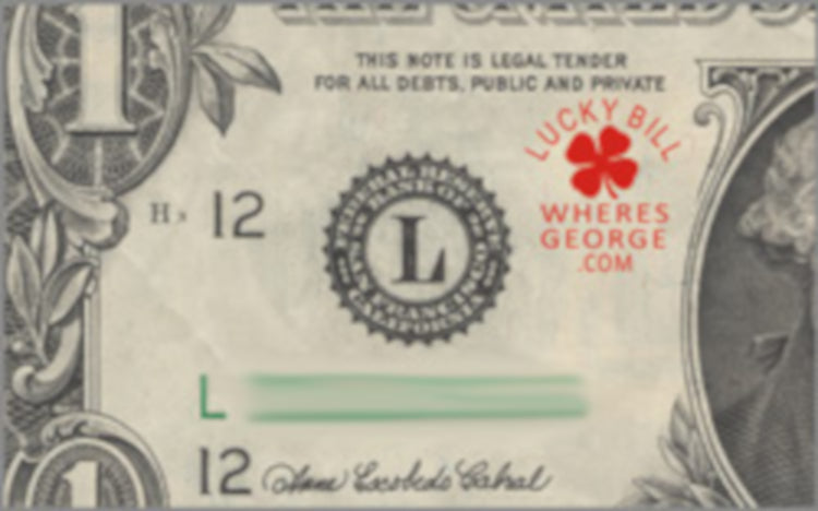 Lucky Bill + URL Design 🍀  // Self Inking Stamp Construction, 8 Ink Color Options