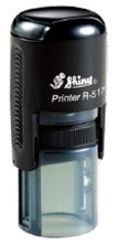Load image into Gallery viewer, Custom 2-Initial Monogram Stamp // Fancy Lettering wth Scroll Flourishes // Self Inking Stamp // 8 Ink Color Options