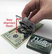 Load image into Gallery viewer, Harriet Tubman Over Jackson on $20 // Acrylic Stamp & Stamp Pad -- Who's in your wallet?