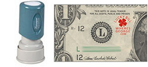 Lucky Bill + URL Design 🍀  // Xstamper Stamp Construction, 11 Ink Color Options