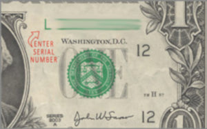 Enter Serial Number (Top) Design // Xstamper Stamp Construction, 11 Color Options