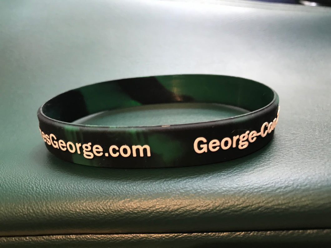 The 20th Anniversary Where's George? George-Con 20 Wristband