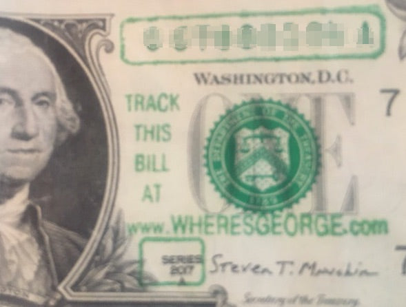 ** NEW ** "Track This Bill" Design  // Acrylic Stamp Construction