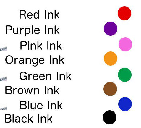 Lucky Bill + URL Design 🍀  // Self Inking Stamp Construction, 8 Ink Color Options