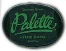 Stewart Superior -- Palette Hybrid Ink Pad // Giverny Green (Bright Green) -- In Palette's "Greens" Color Family // Fine Art Colors In The Ultimate All-Surface Ink Pad! // Perfect For Artists, Crafters And General Use