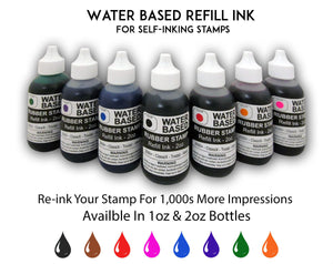 Water-based Refill Ink, 1 oz.